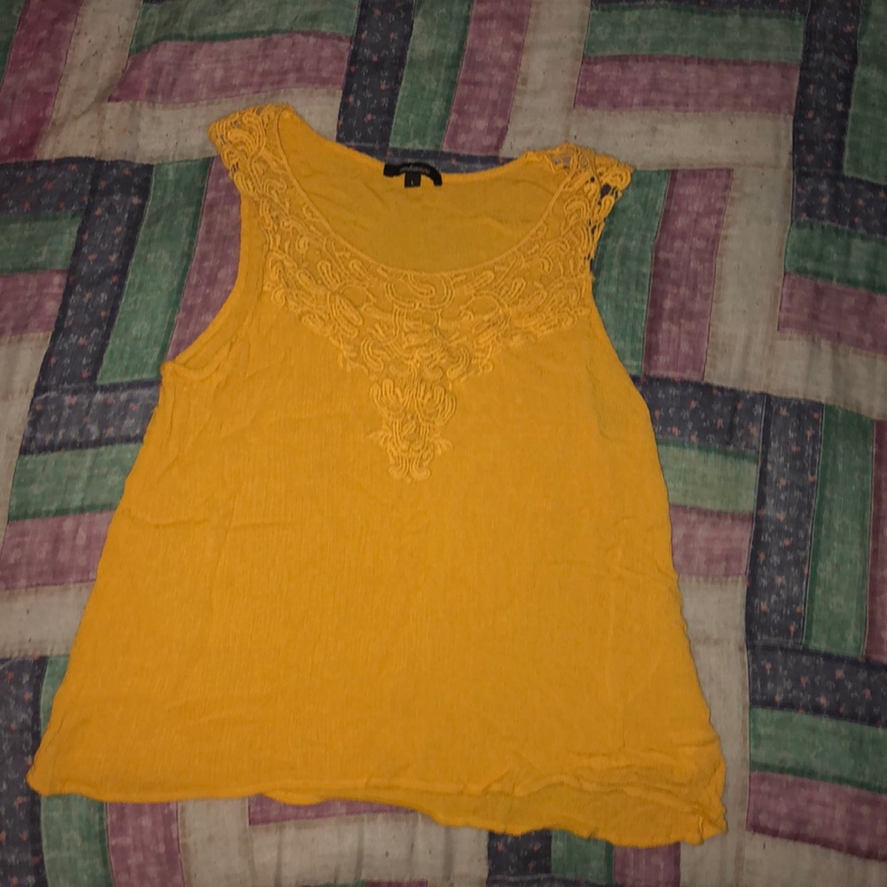 Yellow summer blouse